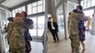 *Heartwarming Military Homecoming* Soldier returns home after a long time