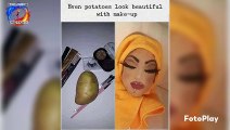 Even potatoes look beautiful with make-up. ☺️ I want to be slim, but I love eating.  #inspiresemotions #joke #funny #comedy #shorts #viral #reels