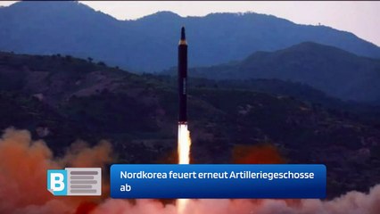 Nordkorea feuert erneut Artilleriegeschosse ab