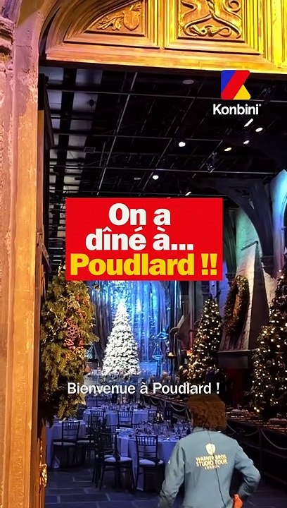 On a dîné à Poudlard !