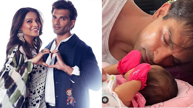 Bipasha Basu Baby Girl का Father Karan Singh Grover के साथ Cute Movement Viral | *Entertainment