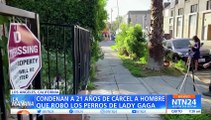 Hombre que robó los perros de Lady Gaga fue sentenciado a 21 años de cárcel