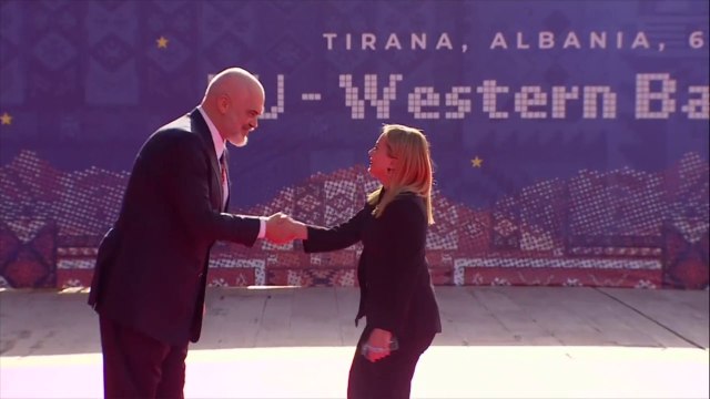 Meloni al Vertice dei leader UE-Balcani occidentali