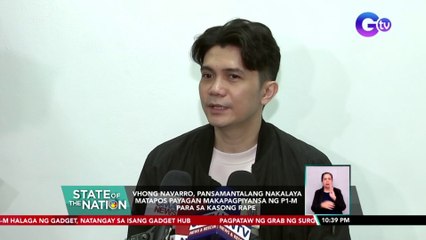 Vhong Navarro, pansamantalang nakalaya matapos payagan makapagpiyansa ng P1-M para sa kasong rape | SONA