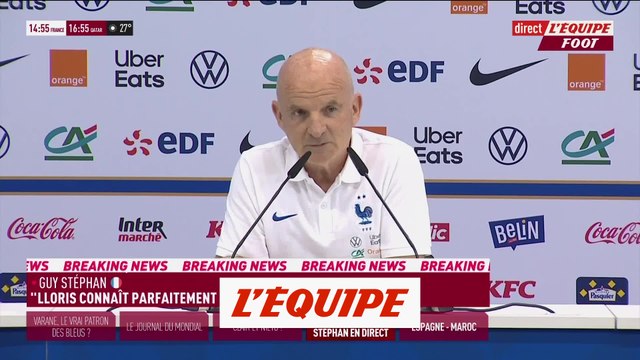 Guy Stéphan : « Lloris connaît parfaitement Harry Kane » - Foot - CM 2022 - Bleus