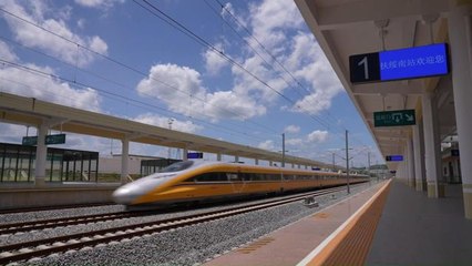 Çin'in Nanning-Pingxiang Demiryolu'nun Önemli Bir Bölümü Faaliyete Geçti