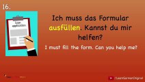 150 Verbs in 10 days Part 7 | Goethe Zertifikat A1 | Learn German | A1-B1 | Grammar