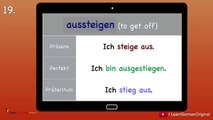 150 Verbs in 10 days Part 8 | Goethe Zertifikat A1 | Learn German | A1-B1 | Grammar