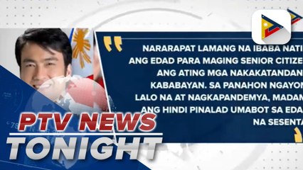 Sen. Revilla wants to lower senior citizen age to 56