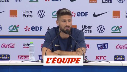 Giroud : «Je suis très fier d’être arrivé là» - Foot - CM 2022 - Bleus