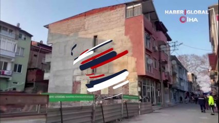 Bursa'da hareketli dakikalar! 4 katlı bina boşaltıldı, sokak trafiğe kapatıldı