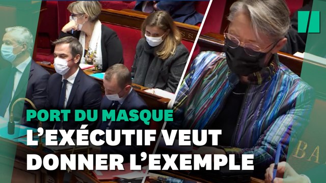 Retour du masque à l’Assemblée nationale pour les ministres qui veulent donner l’exemple