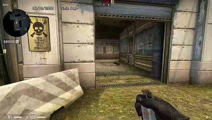 How to Smoke Storage Room on Cache, option 2 - CSGO