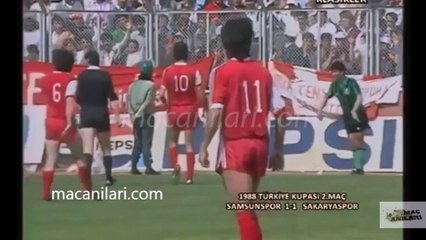 Samsunspor 1-1 Sakaryaspor 18.05.1988 - 1987-1988 Turkish Cup Final 2nd Leg