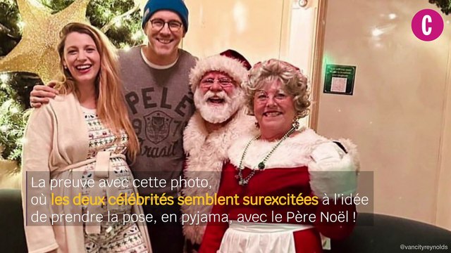 Blake Lively enceinte : l'adorable photo avec le Père Noël