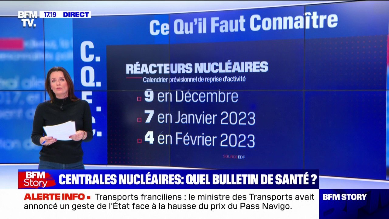 Électricité: seuls 36 réacteurs nucléaires sur 56 sont en fonctionnement