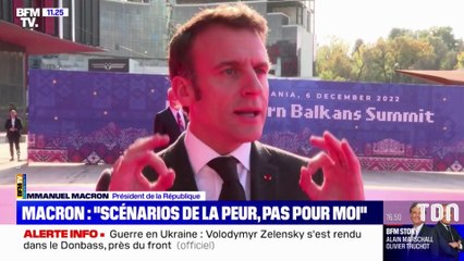 "Nous allons tenir cet hiver" : Emmanuel Macron se montre rassurant face aux coupures de courant