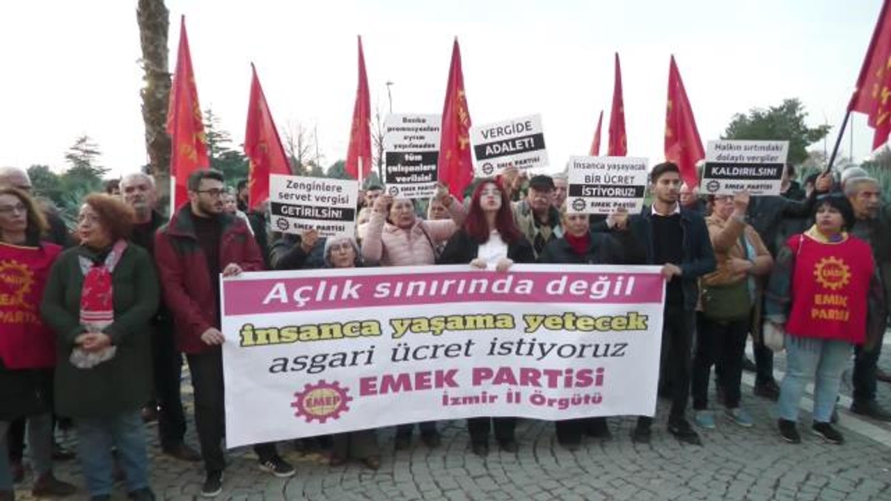 İzmir'den Asgari Ücret Çağrısı: "Açlığı Kabul Etmiyoruz, Yoksulluk Sınırını Aşan Bir Ücret İstiyoruz"