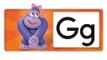 Oxford Phonics Word 1 - the alphabet - Letter G - gorilla girl gift  goat