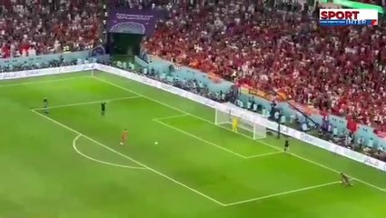Yassine bonou saves 3 penalties and qualify morocco to quarter final Qatar 2022