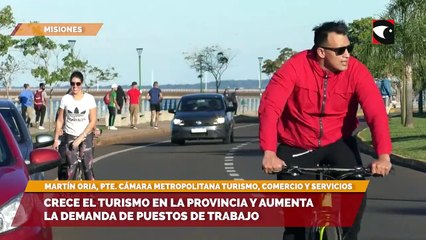 Crece el turismo en la provincia y aumenta la demanda de puestos de trabajo