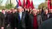 Albanian opposition leader attacked during anti-government protest