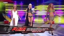 Divas Bikini Tag Team Match: Raw July 13, 2009