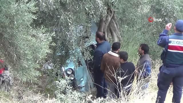 Otomobil 30 metrelik uçurumdan yuvarlandı, mahalleli bariyer istedi