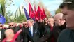 شاهد: زعيم المعارضة الألبانية يتعرض لهجوم خلال احتجاج مناهض للحكومة