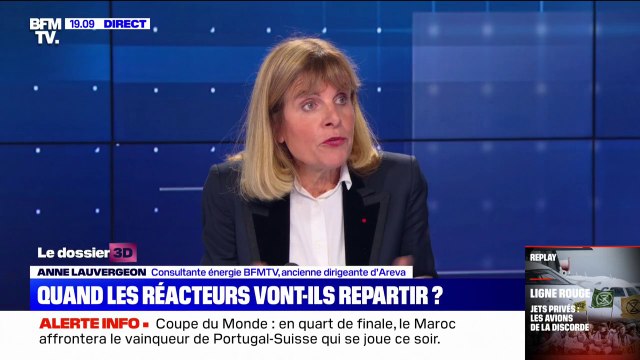 Anne Lauvergeon: C'est tout à fait possible de rouvrir Fessenheim, mais il faudrait remettre les pièces détachées qui sont parties