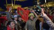 Fas Milli Takımı, İspanya zaferini Filistin bayrağı açarak kutladı