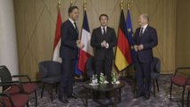 Trilaterale Macron-Scholz-Rutte al vertice sui Balcani a Tirana