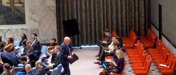 Nebenzja left the UN Security Council hall in order not to attend the presentation of his Ukrainian colleague Sergej Kislica!
