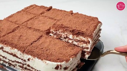 بالفيديو، طريقة عمل كيكة البسكويت