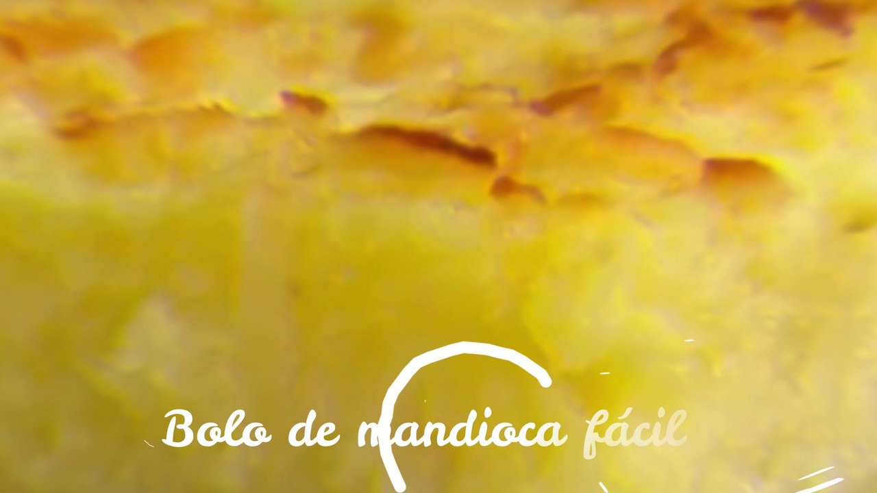 Bolo de Mandioca Fácil Ana Maria Braga