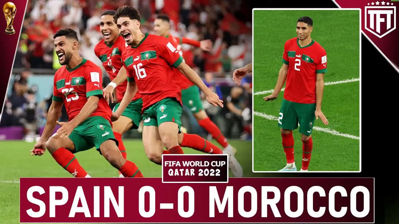SPAIN KNOCKED OUT | Spain 0-0 Morocco | FIFA World Cup Highlights | 2022 FIFA World Cup Qatar Match Highlights | Football Highlights | Sports World