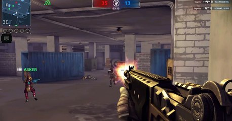 Modern Combat 5 Batalha em equipe Mapa ruas.