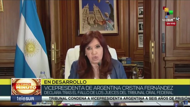 Cristina Fernández desmonta delitos y familiaridad de los jueces implicados en el caso Vialidad