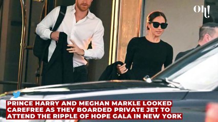 Prince Harry and Meghan Markle take private jet to attend an event