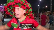 Maroc - Les supporters des Lions de l'Atlas laissent éclater leur joie au Qatar