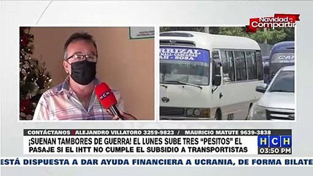 ¡Tambores de Guerra! Transporte Urbano anuncia acciones para exigir pago de subsidio