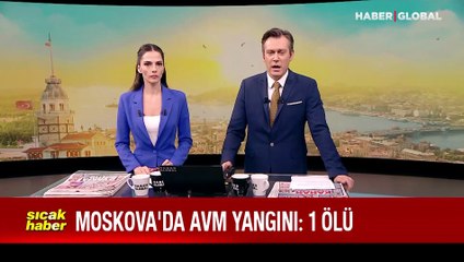 Rusya'nın başkenti Moskova'da AVM yangını!