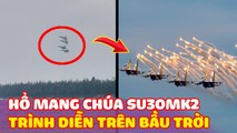 “Hổ mang chúa” Su-30MK2 trình diễn “MÃN NHÃN” tại Triển lãm Quốc phòng quốc tế Việt Nam