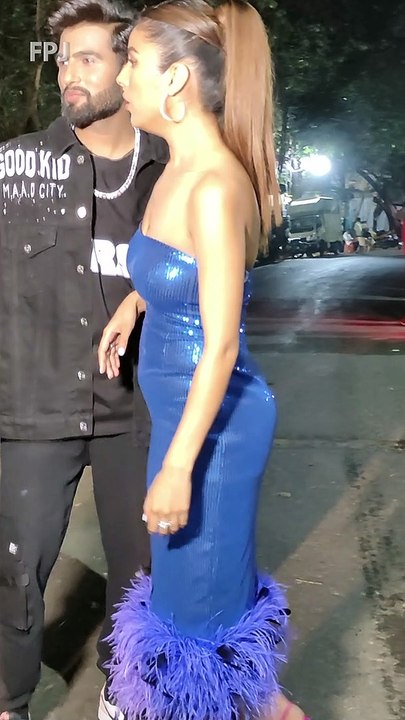 Shehnaaz Gill stuns in figure-hugging sequin dress as she promotes Ghani Syaani with MC Square on Bigg Boss 16 set