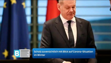 Scholz zuversichtlich mit Blick auf Corona-Situation im Winter