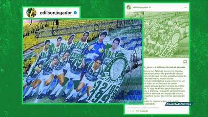 Edilson desabafa após atitude se organizada do Palmeiras