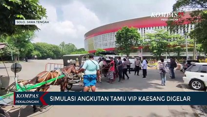 Simulasi Angkutan Tamu VIP Kaesang Digelar