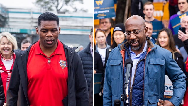 Georgia run-off: Who are Herschel Walker and Raphael Warnock?