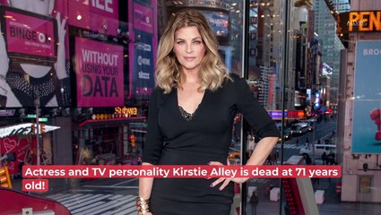 Tragic! Kirstie Alley Dead At 71!