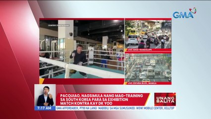 Pacquiao, nagsimula nang mag-training sa South Korea para sa exhibition match kontra kay DK Yoo | UB